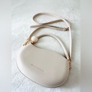 Melie Bianco Jennie Ivory Crossbody Bag Purse
